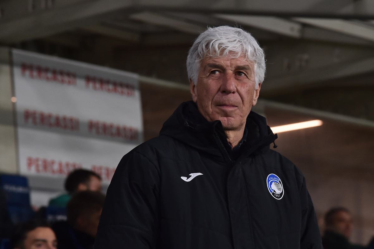 Giampiero Gasperini sulla panchina dell'Atalanta