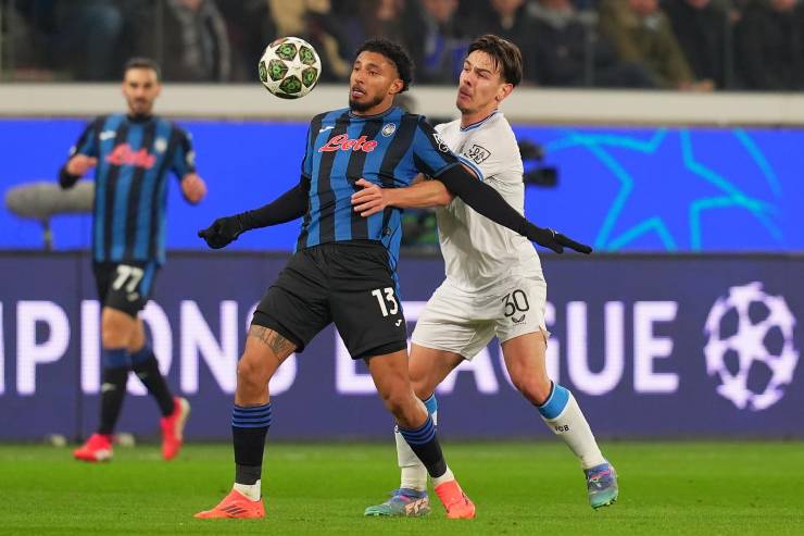 Ardon Jashari in azione contro l'Atalanta