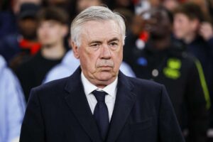 Carlo Ancelotti a bordo campo