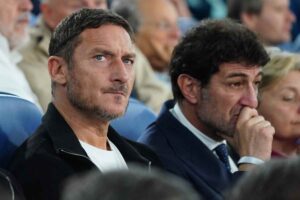 Francesco Totti in tribunaa