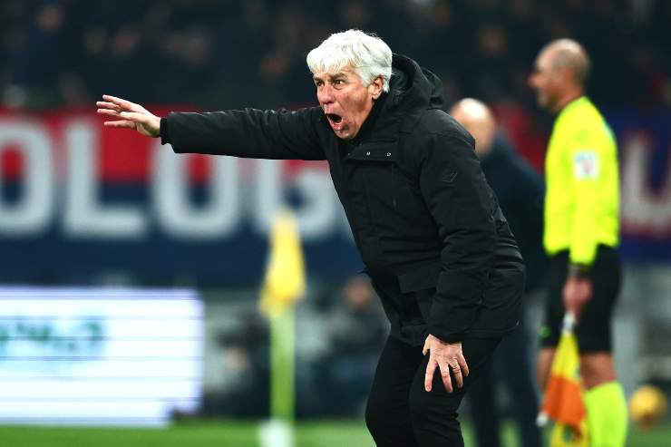 Gian Piero Gasperini urla in panchina