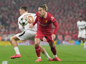 Il terzino del Liverpool Kostas Tsimikas