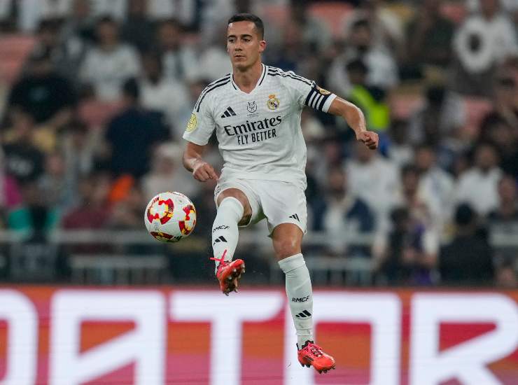 Il terzino del Real Madrid Lucas Vazquez 