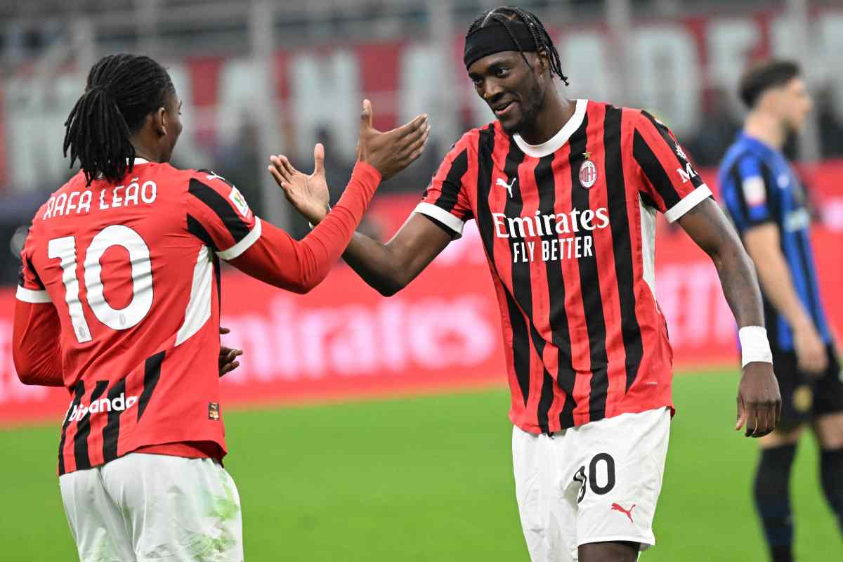 Abraham esulta con il Milan