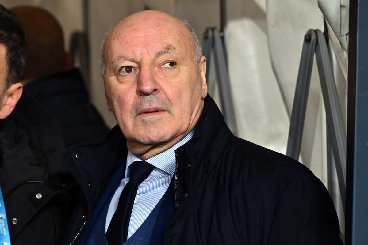 Marotta con lo sguardo perplesso