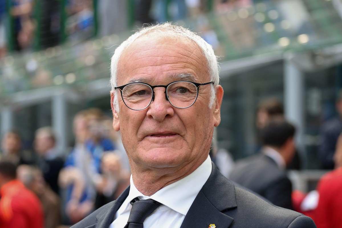 Claudio Ranieri sorridente a San Siro