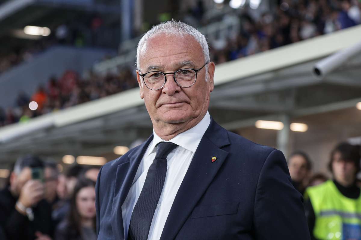 L'allenatore della Roma Claudio Ranieri
