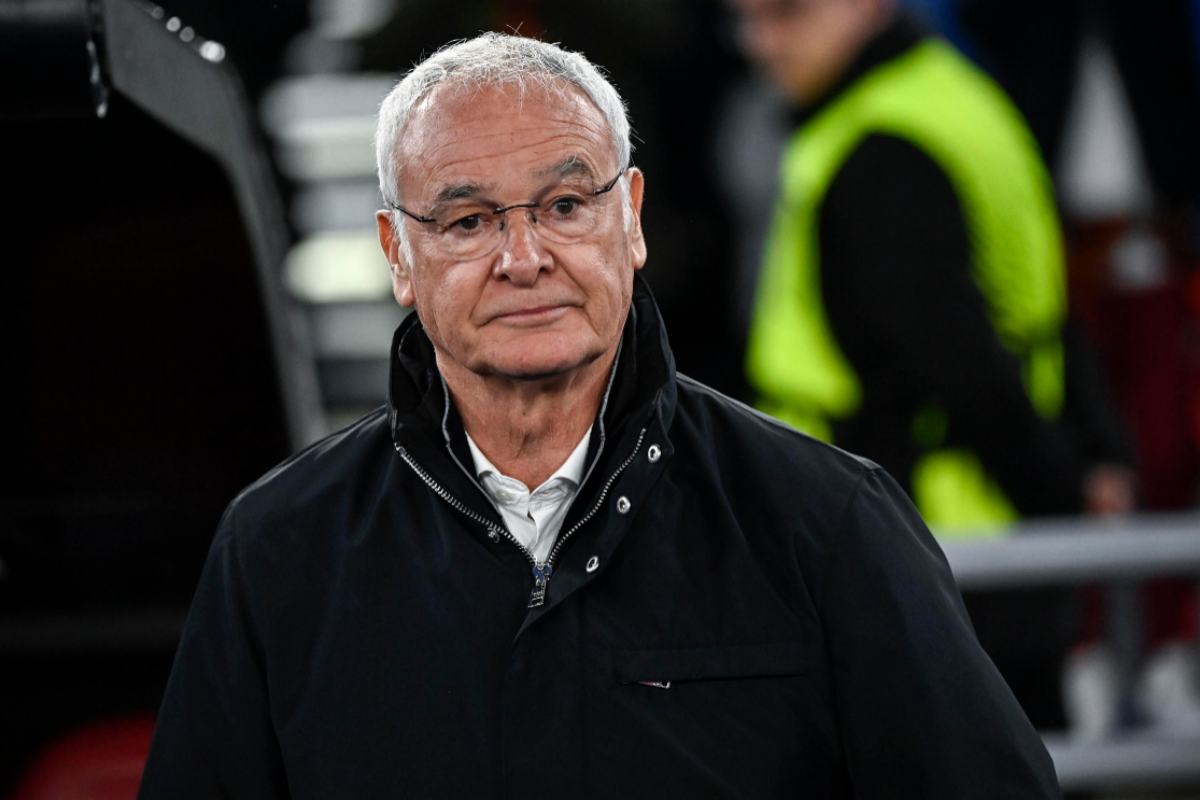 Claudio Ranieri a bordo campo