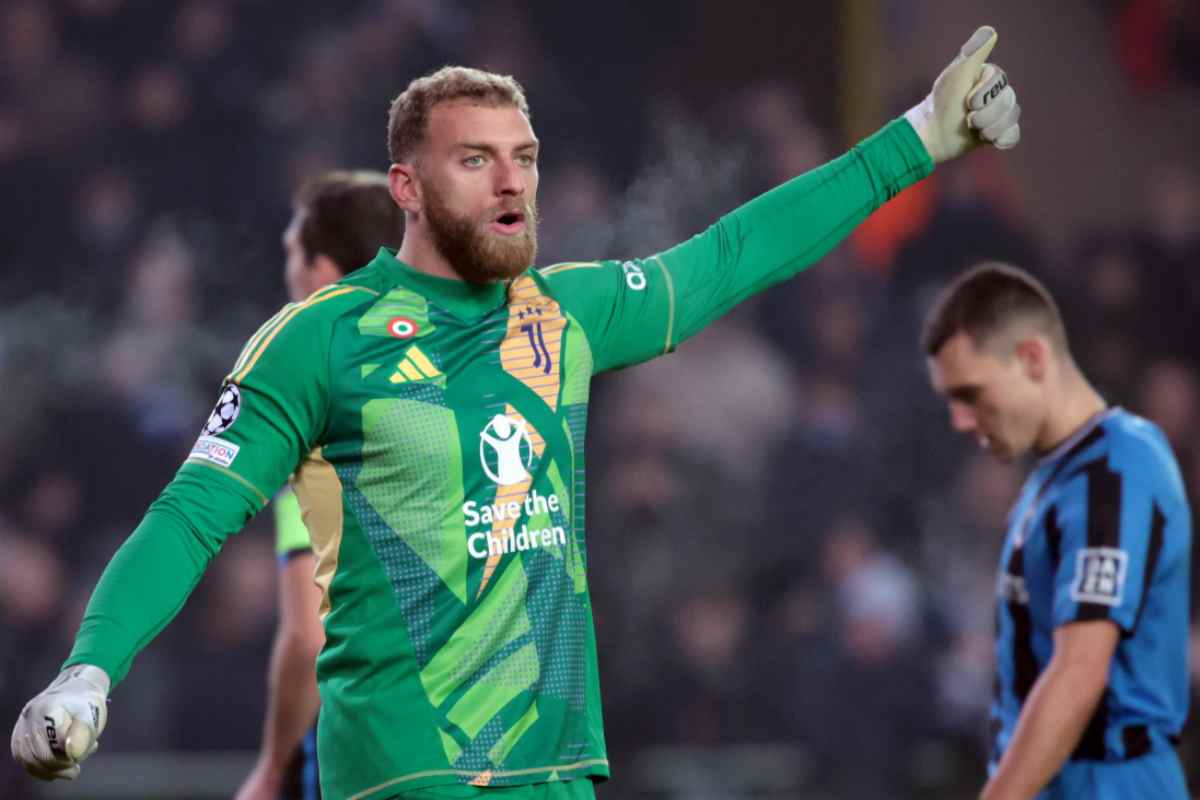 Di Gregorio con la maglia della Juve