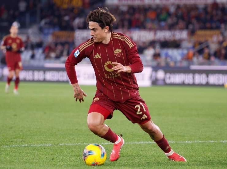 L'attaccante della Roma Paulo Dybala