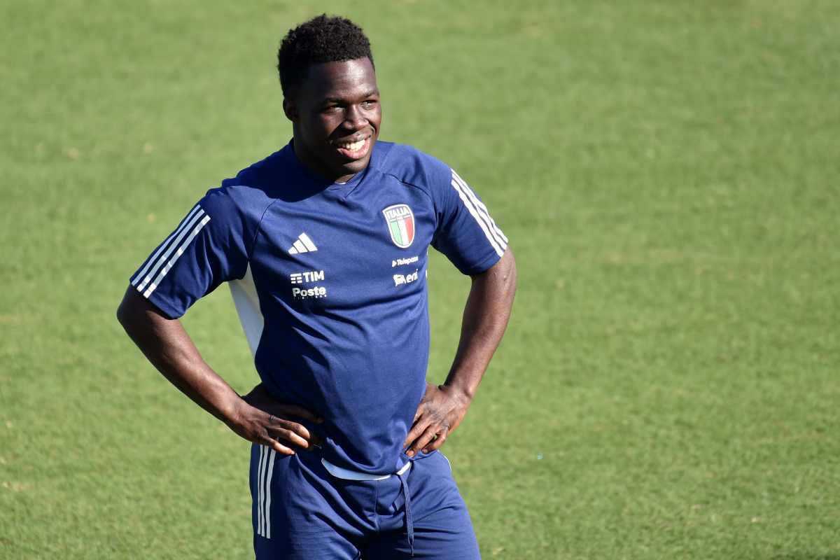 Gnonto con la maglia della Nazionale