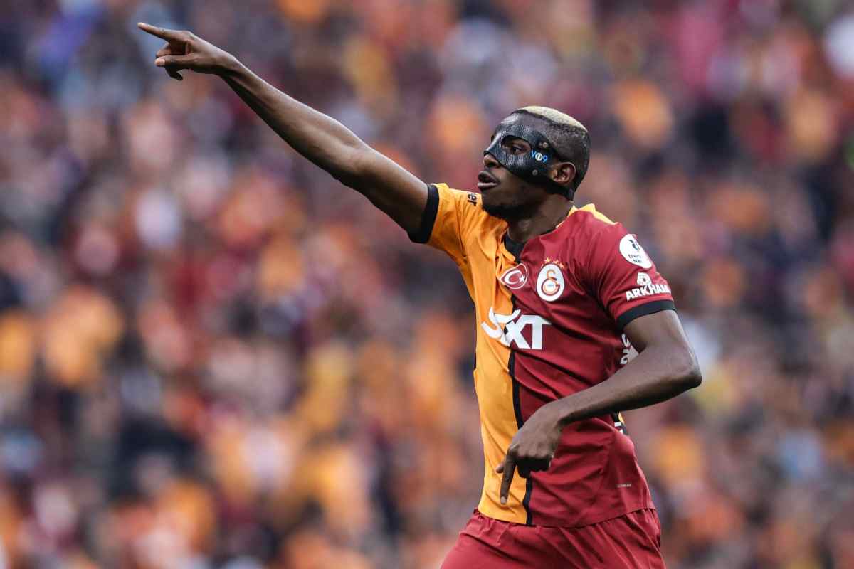 Osimhen con la maglia del Galatasaray