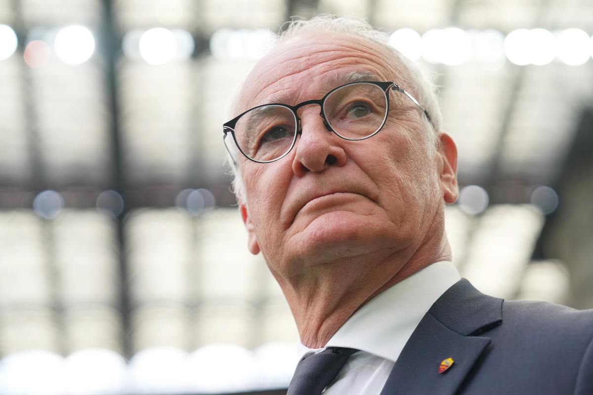 L'allenatore della Roma, Claudio Ranieri