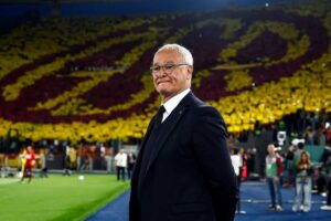 Claudio Ranieri allo Stadio Olimpico