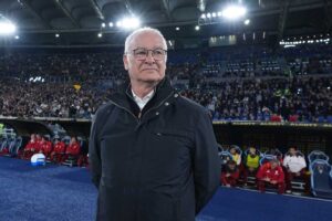 Claudio Ranieri in campo