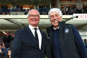 Ranieri e Gasperini si salutano a Bergamo