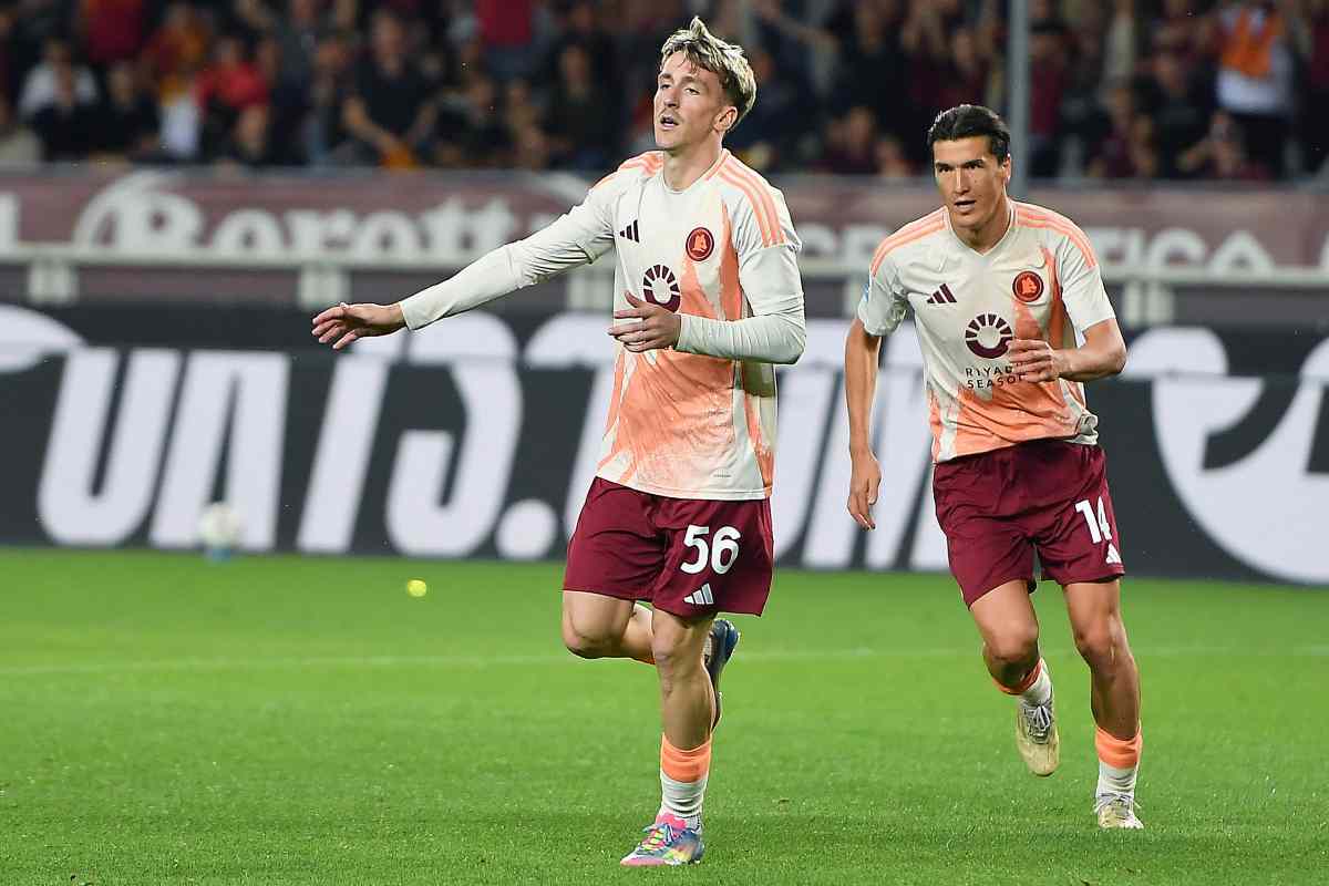 Saelemaekers con la maglia della Roma