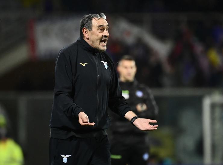 L'ex allenatore della Lazio Maurizio Sarri