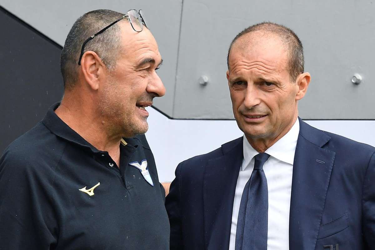 Sarri e Allegri si salutano a Torino
