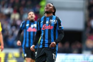 Lookman in una partita con l'Atalanta