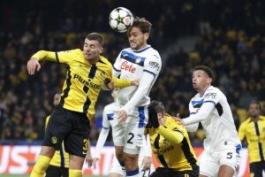 Toloi in una gara di Champions
