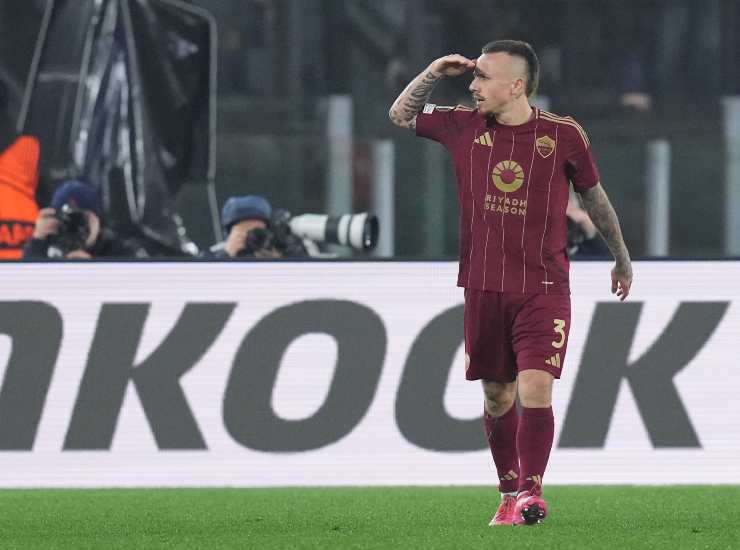 Il terzino della Roma Angelino