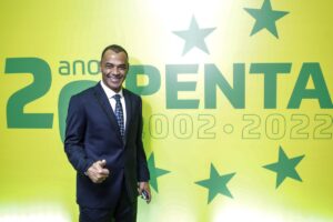 Cafu durante un evento per la Nazionale brasiliana
