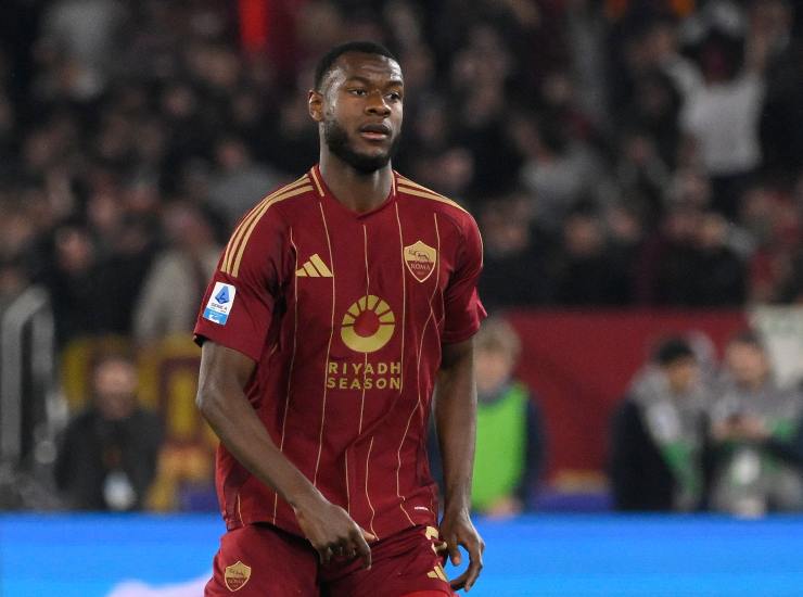 Il difensore della Roma Evan N'Dicka