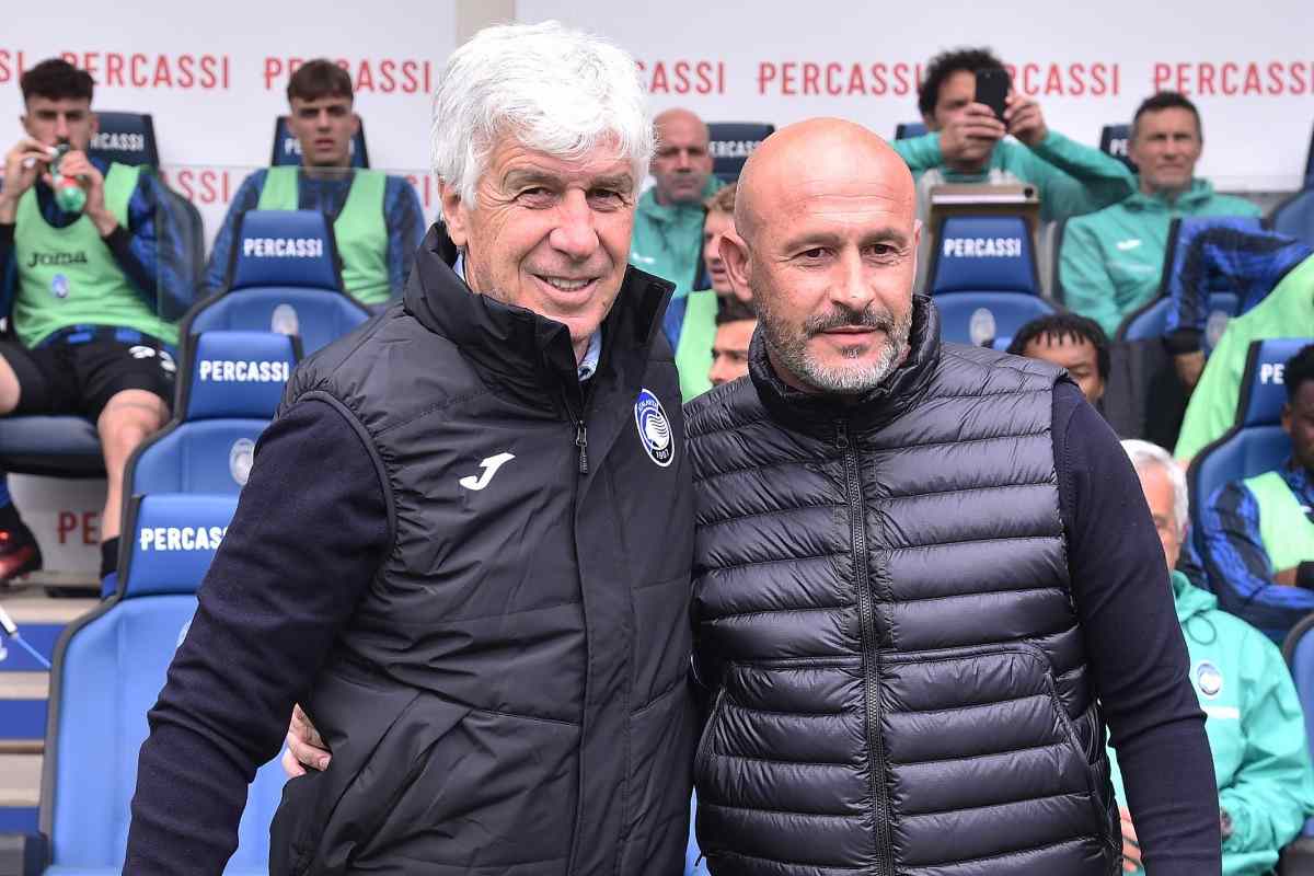 Gasperini e italiano si salutano a Bergamo