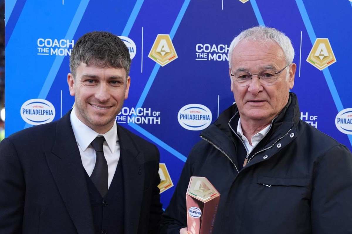 Ghisolfi e Ranieri in una premiazione all'Olimpico