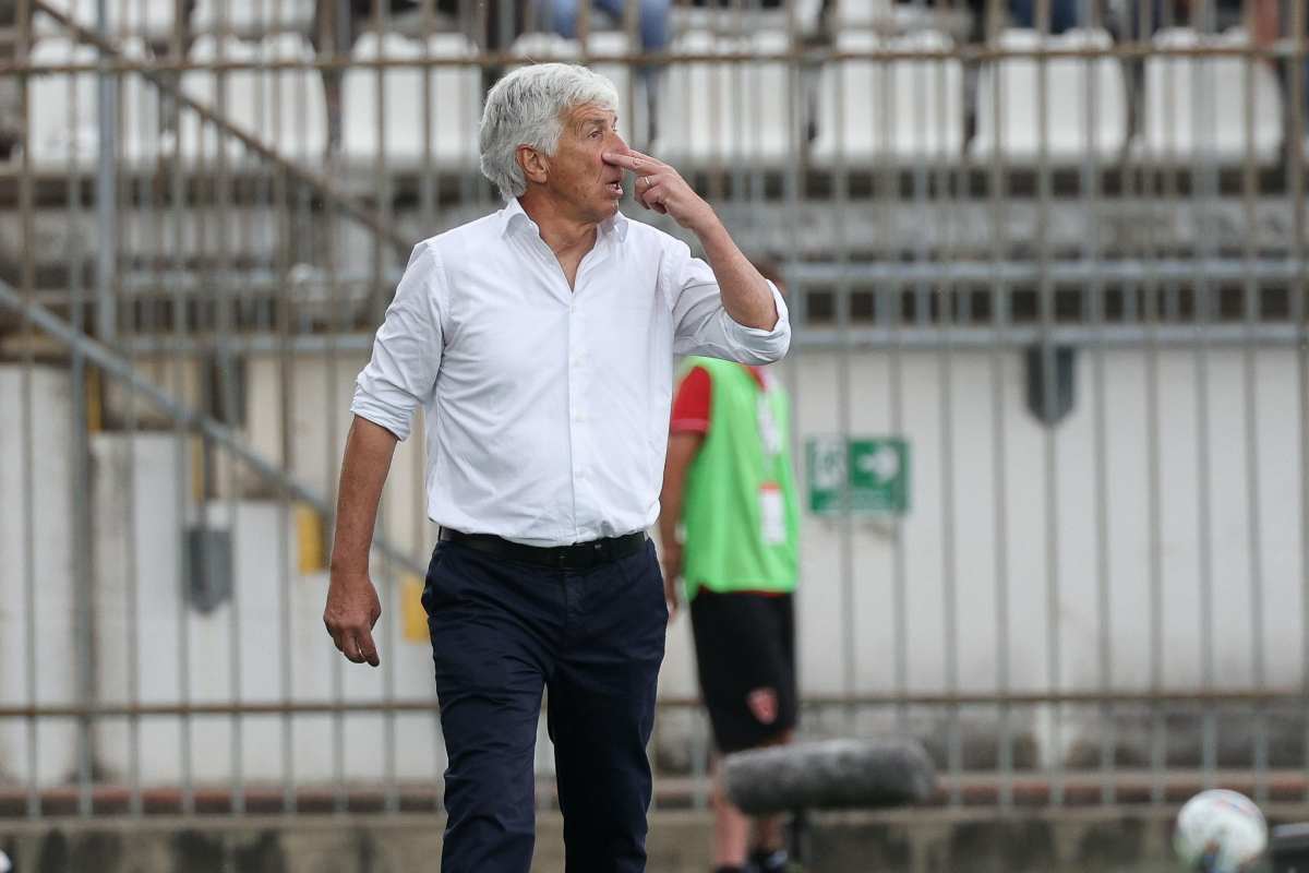 Gasperini a bordo campo
