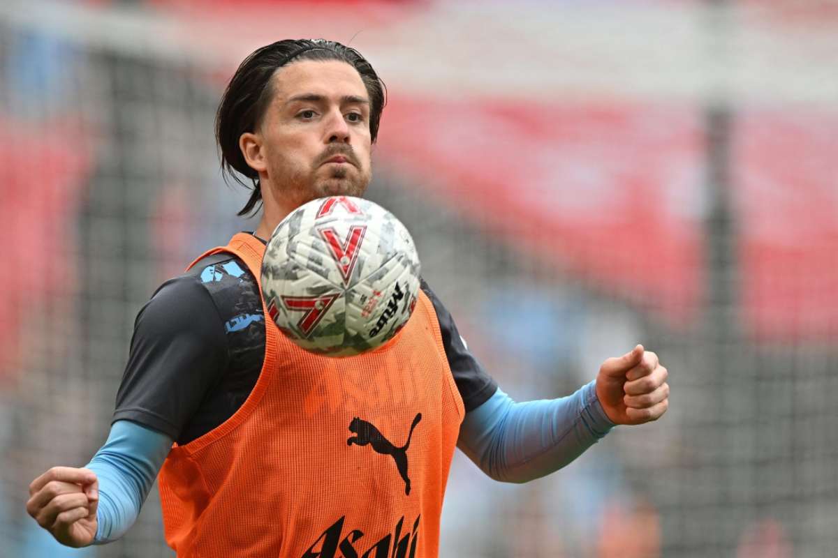 Jack Grealish con il Manchester City