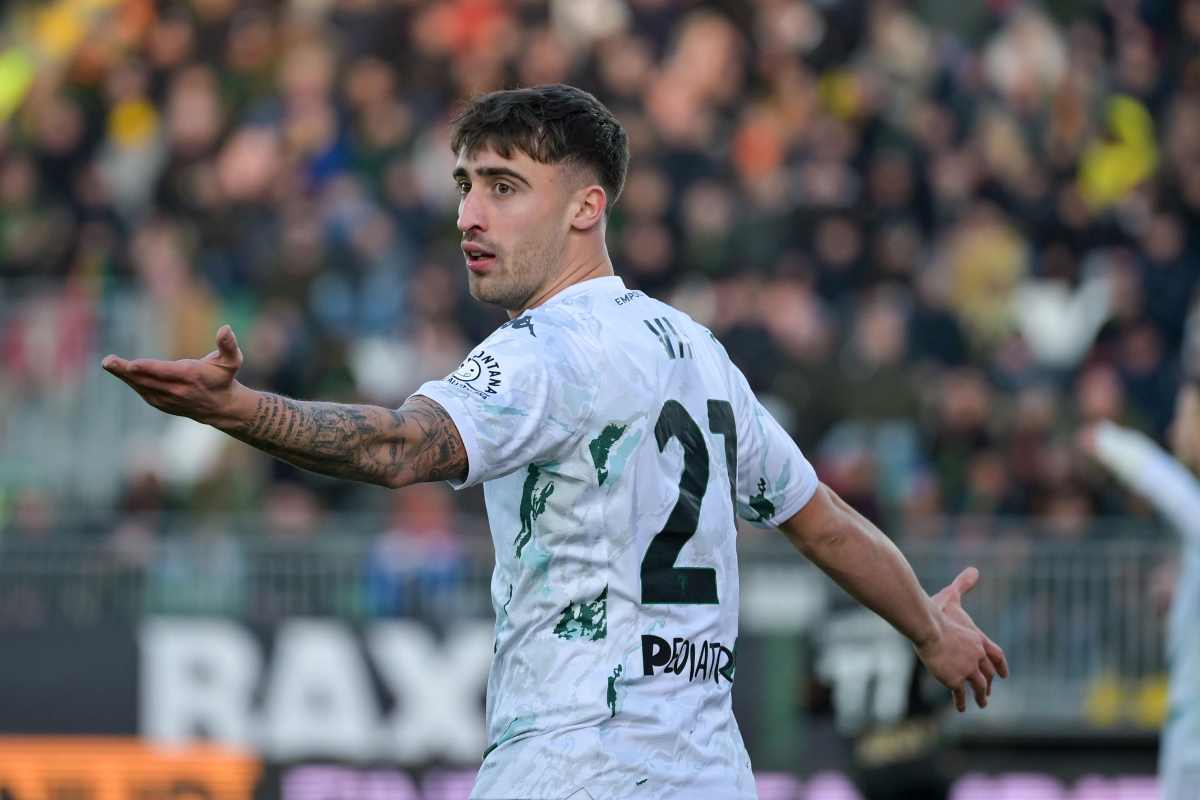 Mattia Viti con la maglia dell'Empoli