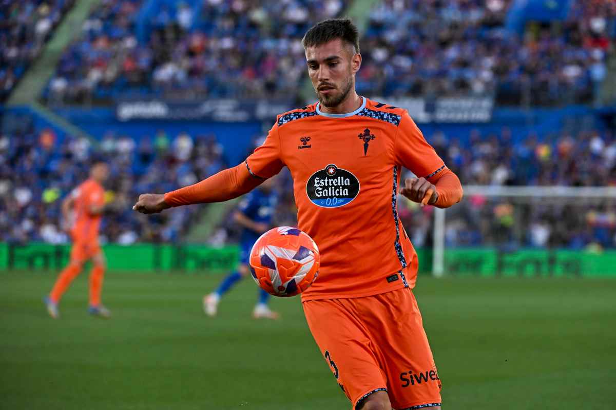 Mingueza con la maglia del Celta Vigo
