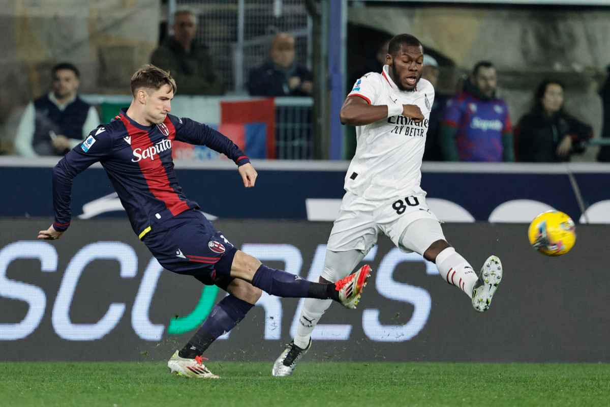 Musah con la maglia del Milan