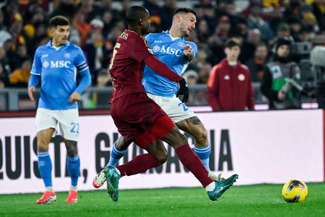 N'Dicka con la maglia della Roma