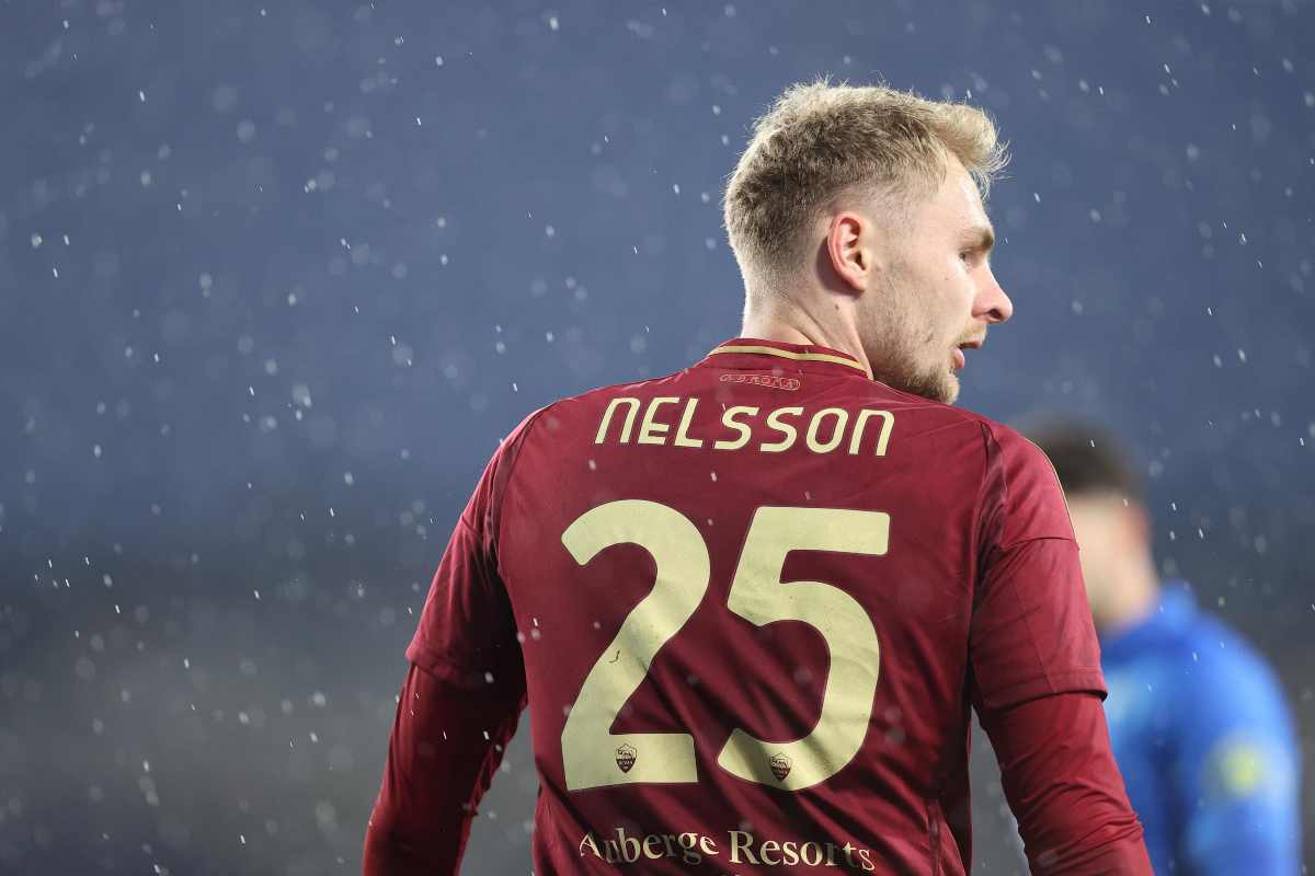 Nelsson con la maglia della Roma