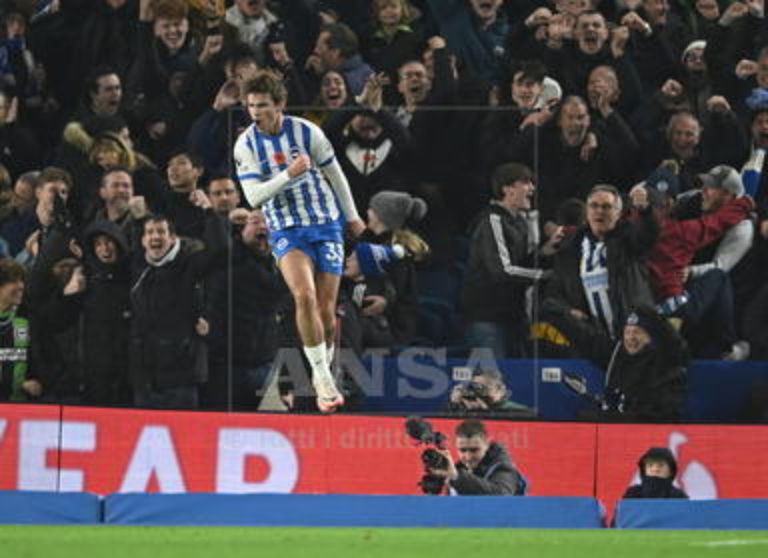 O Riley che esulta dopo un gol