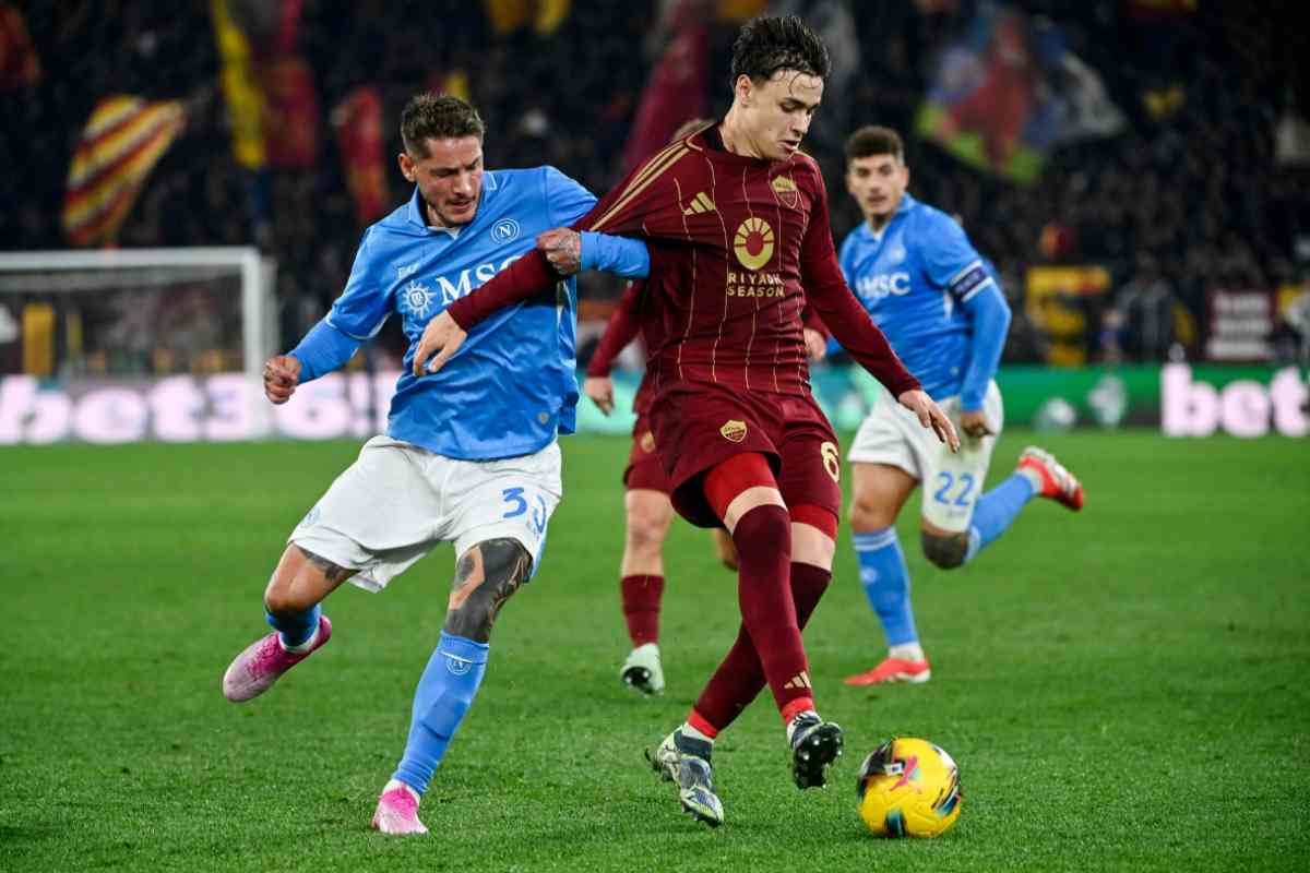 Pisilli in azione contro il Napoli