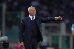 Claudio Ranieri in campo