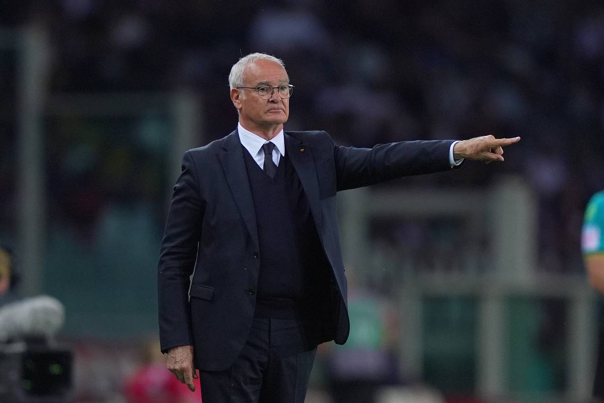 Claudio Ranieri in campo