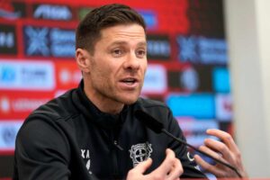 L'allenatore del Real Madrid Xabi Alonso