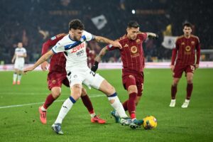 Ruggeri che gioca contra la Roma