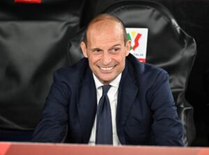 L'allenatore del Milan Massimiliano Allegri