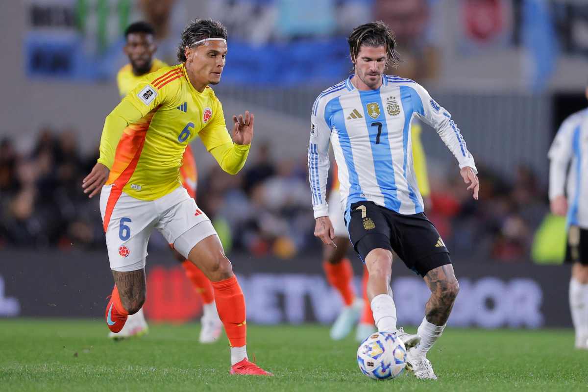 De Paul con la maglia dell'Argentina