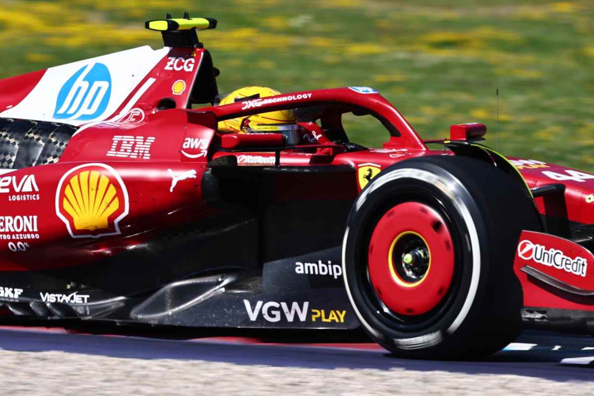 La Ferrari di Hamilton