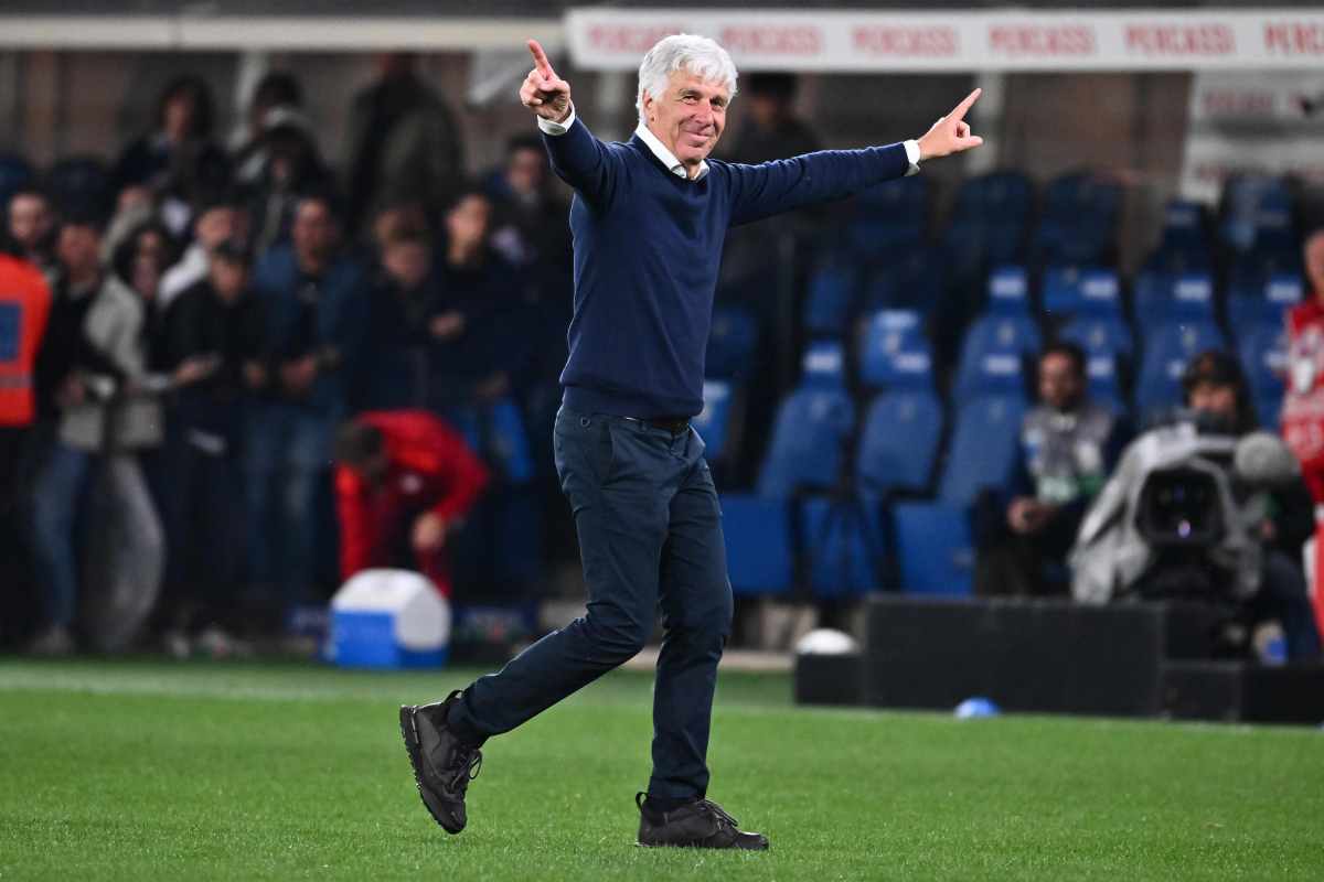 Gasperini in mezzo al campo