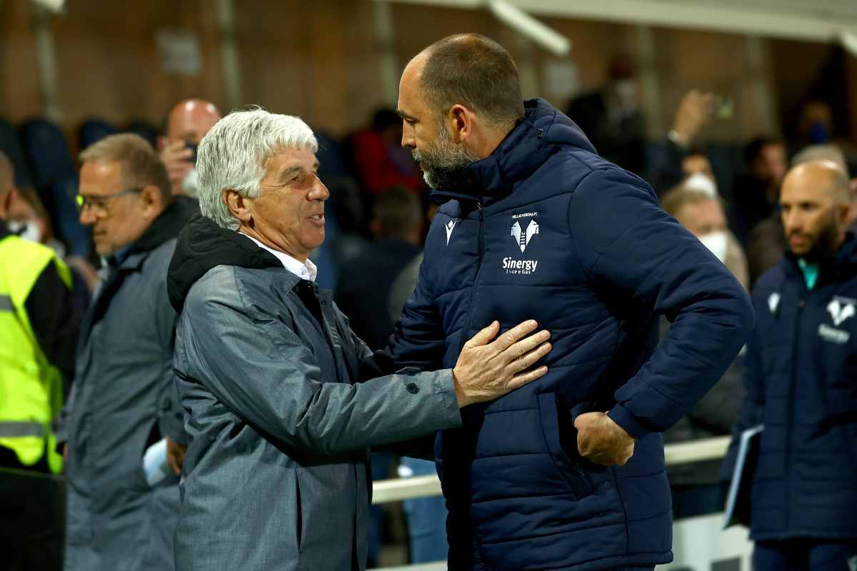 Gasperini saluta Tudor nel pre partita