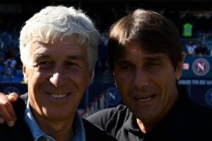 Gasperini e Conte si salutano a Napoli