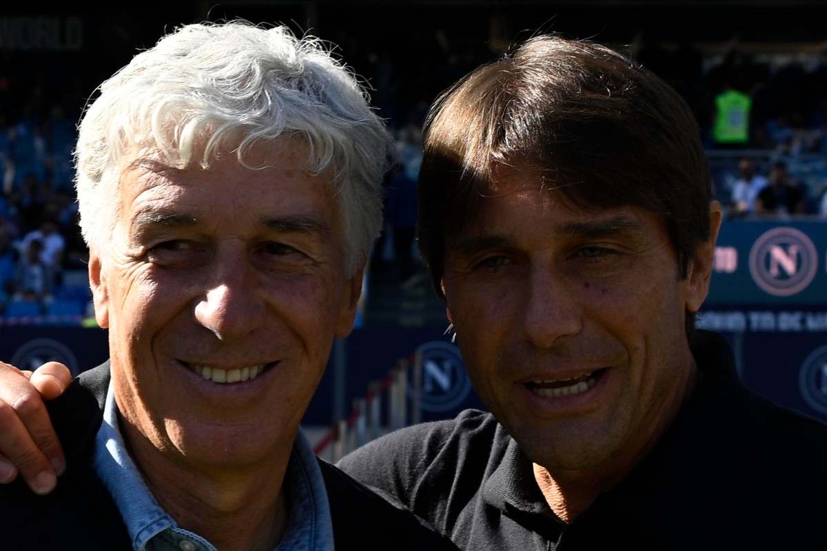 Gasperini e Conte si salutano a Napoli